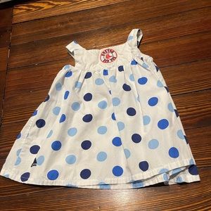 Red Sox baby girl dress